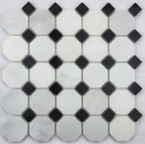 Плитка FK Marble Octagon M001+M009-BP 29.5x29.5 см, поверхность полированная