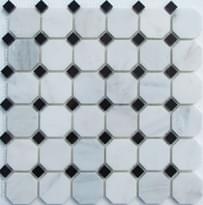 Плитка FK Marble Octagon M008-M009-BP 30.5x30.5 см, поверхность полированная