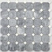 Плитка FK Marble Octagon Octagon Bardiglio Grey 30.5x30.5 см, поверхность полированная