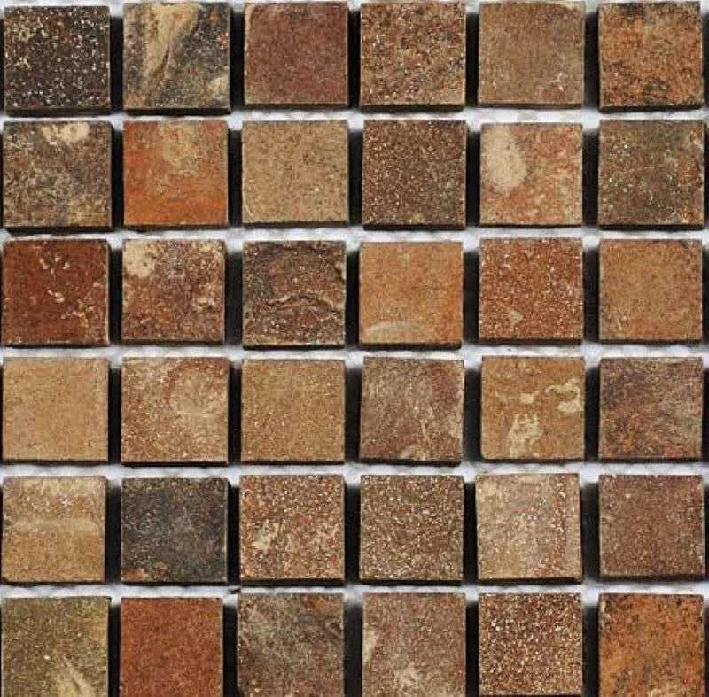 Плитка FK Marble Slate Slate Red 48 30.5x30.5 см, поверхность колотая