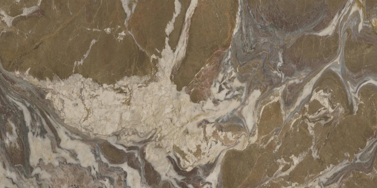 Плитка FMG Maxfine Marmi Brown Fusion Lucidato 150x300 см, поверхность полированная