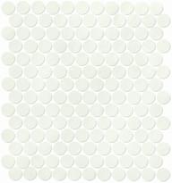 Плитка Fap Color Now Ghiaccio Round Mosaico 29.5x32.5 см, поверхность матовая