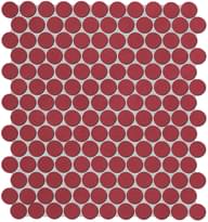 Плитка Fap Color Now Marsala Round Mosaico 29.5x32.5 см, поверхность матовая