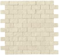 Плитка Fap Lumina Stone Beige Brick Macromosaico Anticato 30.5x30.5 см, поверхность матовая