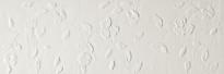 Плитка Fap Lumina Flower White Matt 30.5x91.5 см, поверхность матовая, рельефная