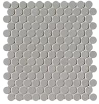 Плитка Fap Milano And Floor Grigio Round Mosaic Matt Ø 2.2 29.5x32.5 см, поверхность матовая