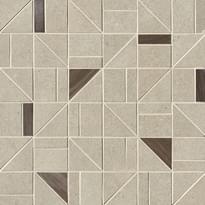 Плитка Fap Nux Beige Outline Mosaico 30x30 см, поверхность матовая