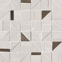 Плитка Fap Nux White Outline Mosaico 30x30 см, поверхность матовая