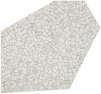 Плитка Fap Roma Diamond Caleido Fram White Brillante 37x52 см, поверхность полированная
