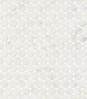 Плитка Fap Roma Diamond Carrara Round Gres Mosaico 29.5x32.5 см, поверхность полированная