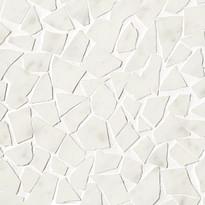 Плитка Fap Roma Diamond Carrara Schegge Gres Mosaico 30x30 см, поверхность полированная
