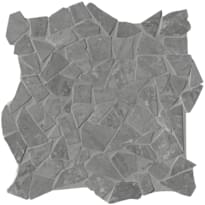 Плитка Fap Roma Diamond Grigio Schegge Mosaico Anticato 30x30 см, поверхность полированная
