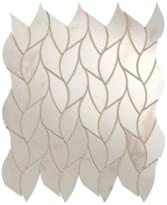 Плитка Fap Roma Gold Calacatta Delicato Leaves Mosaico 25.9x30.9 см, поверхность глянец