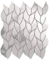 Плитка Fap Roma Gold Carrara Superiore Leaves Mosaico 25.9x30.9 см, поверхность глянец