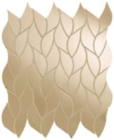Плитка Fap Roma Gold Onice Miele Leaves Mosaico 25.9x30.9 см, поверхность глянец