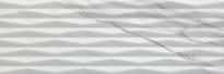 Плитка Fap Roma Fold Glitter Statuario 25x75 см, поверхность матовая, рельефная