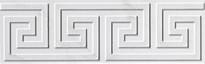 Плитка Fap Roma Greca Statuario Listello 8x25 см, поверхность матовая, рельефная