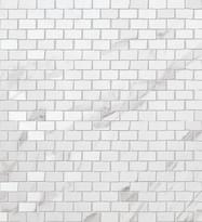 Плитка Fap Roma Statuario Brick Mosaico 30x30 см, поверхность матовая