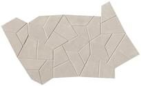 Плитка Fap Sheer Grey Gres Fly Mosaico 25x41.5 см, поверхность матовая
