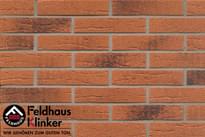 Плитка Feldhaus Classic Terracota Rustico Carbo R228DF9 5.2x24 см, поверхность матовая, рельефная