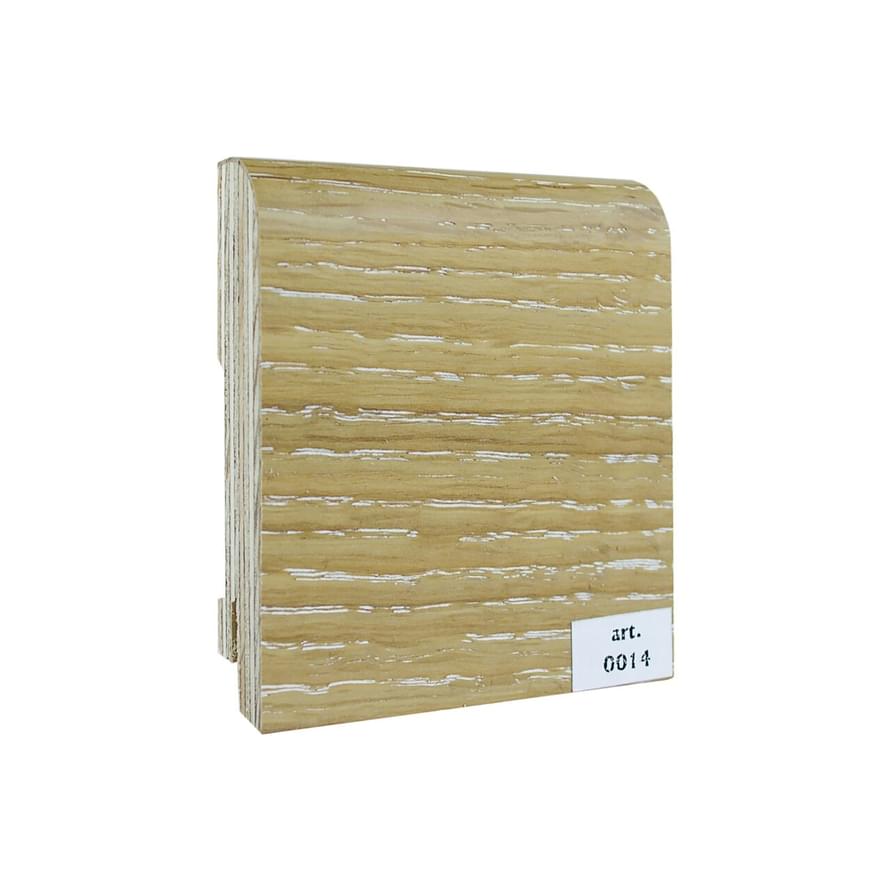Плинтус Finitura Dekor Плинтус Шпон RR Фигурный Шпон 014 30 mm 10x240x3 см поверхность матовая