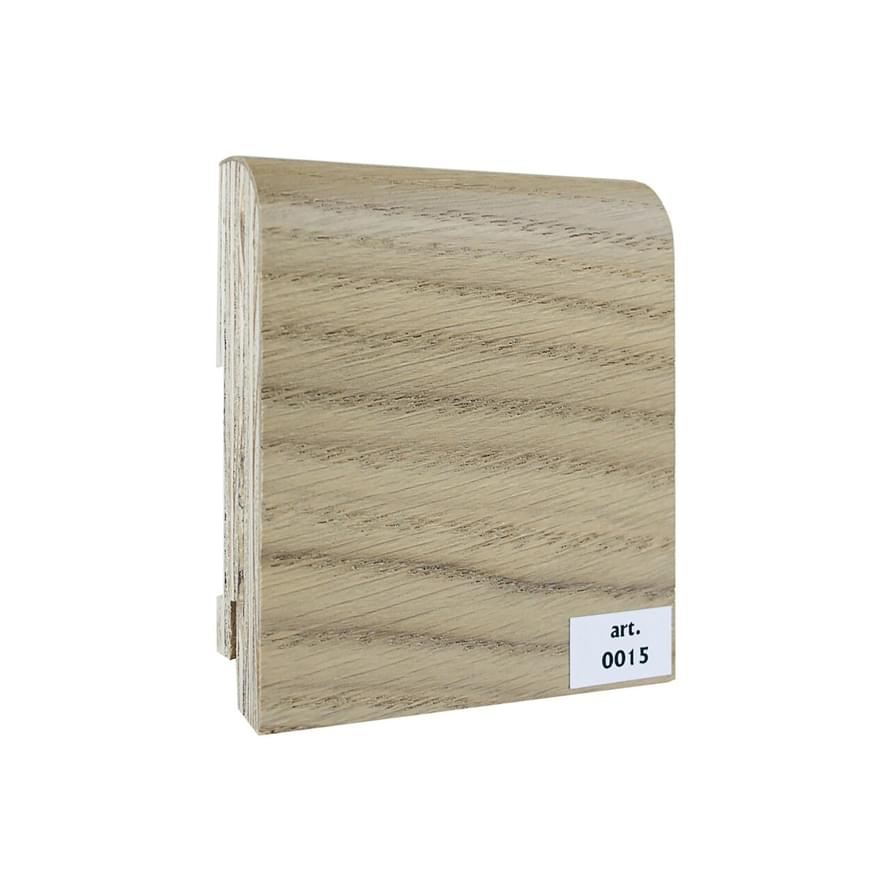 Плинтус Finitura Dekor Плинтус Шпон RR Фигурный Шпон 015 10x240x1.9 см поверхность матовая