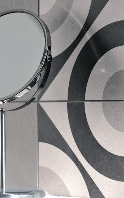 керамогранит фабрики Fioranese коллекция Cementine Black And White