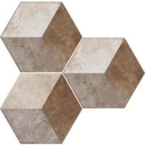 Плитка Fioranese Heritage Deco Esagona Texture 2 34.5x40 см, поверхность матовая