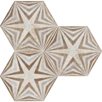 Плитка Fioranese Heritage Deco Exagona Texture 3 34.5x40 см, поверхность матовая