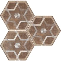 Плитка Fioranese Heritage Deco Exagona Texture 5 34.5x40 см, поверхность матовая