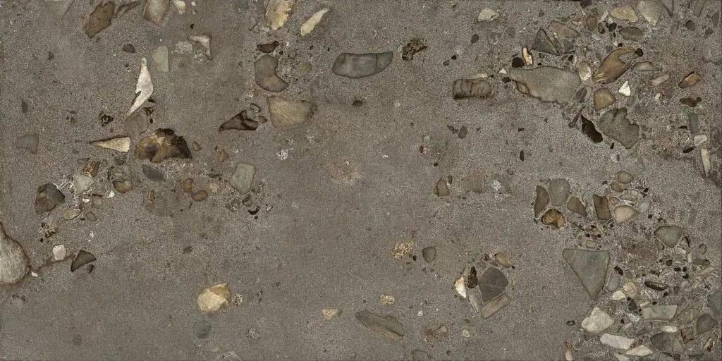 Плитка Fioranese I Ciottoli Sassi Antracite 60.4x120.8 см, поверхность полуполированная