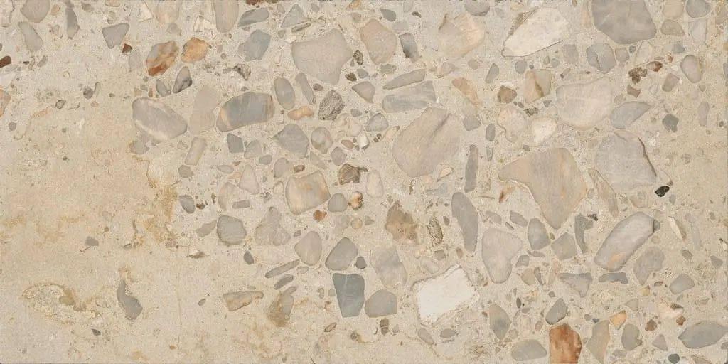 Плитка Fioranese I Ciottoli Sassi Beige 60.4x120.8 см, поверхность полуполированная