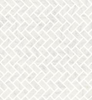 Плитка Fioranese Marmorea Bianco Gioia Mosaico Lisca 30x32 см, поверхность полированная
