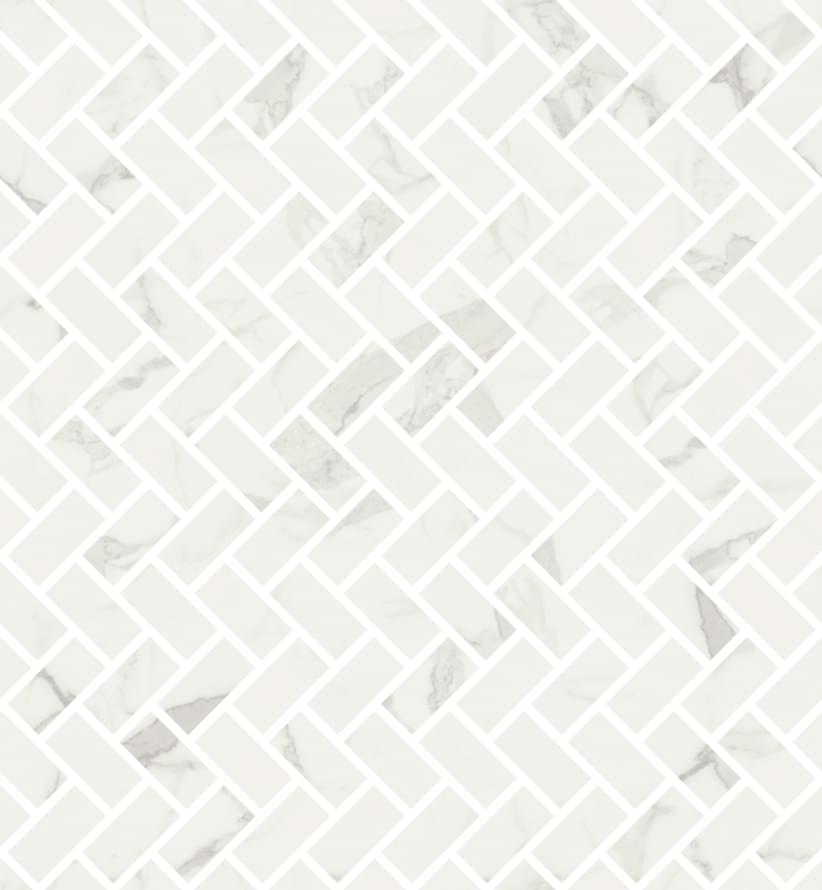 Fioranese Marmorea Bianco Statuario Mosaico Lisca 30x32