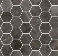 Плитка Fioranese Marmorea2 Amani Grey Mosaico Esagoni Levigato 30x30 см, поверхность полированная