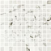 Плитка Fioranese Marmorea2 Breccia White Mosaico 2.5x2.5 Levigato 30x30 см, поверхность полированная