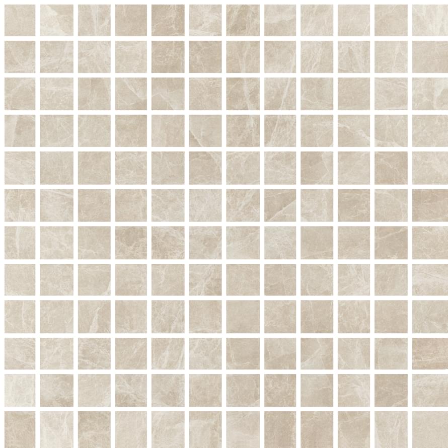 Fioranese Marmorea2 Oxford Greige Mosaico 2.5x2.5 Levigato 30x30