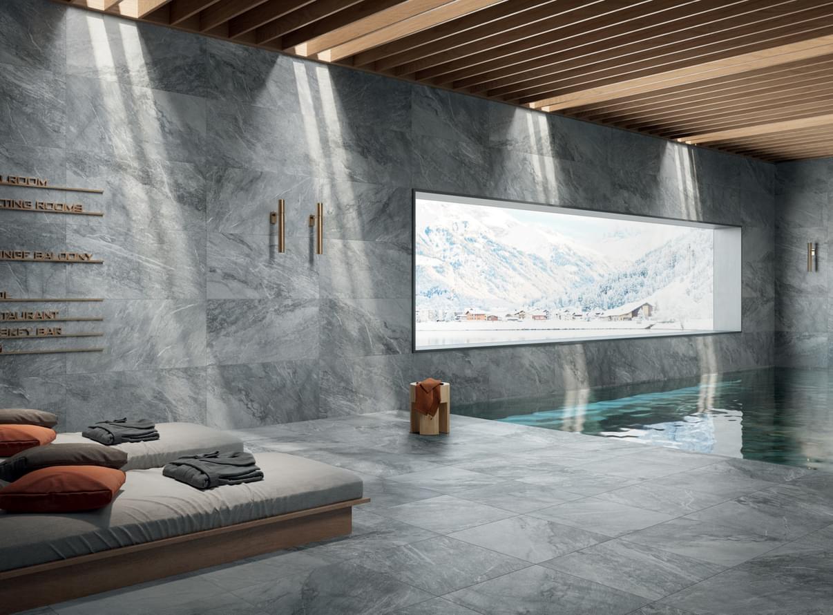 керамогранит фабрики Flaviker коллекция Blue Savoy