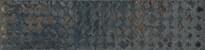 Плитка Flaviker No W Decoro Sidereal Cold Mix 4 8.5x35 см, поверхность матовая, рельефная