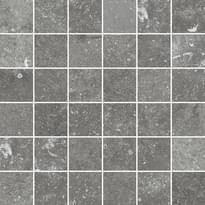 Плитка Flaviker Nordik Stone Mosaico Grey Ret 30x30 см, поверхность матовая