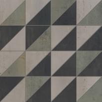 Плитка Flaviker Rebel Mosaico Tris Cold Ret 30x30 см, поверхность матовая