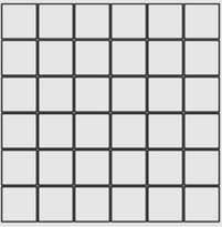 Плитка Flaviker Rebel Mosaico White Ret 30x30 см, поверхность матовая