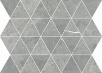Плитка Flaviker Supreme Evo Mosaico Triang Grey 34x26 см, поверхность полированная