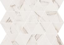 Плитка Flaviker Supreme Wide Mosaico Triangoli Calacatta Extra 34x26 см, поверхность матовая