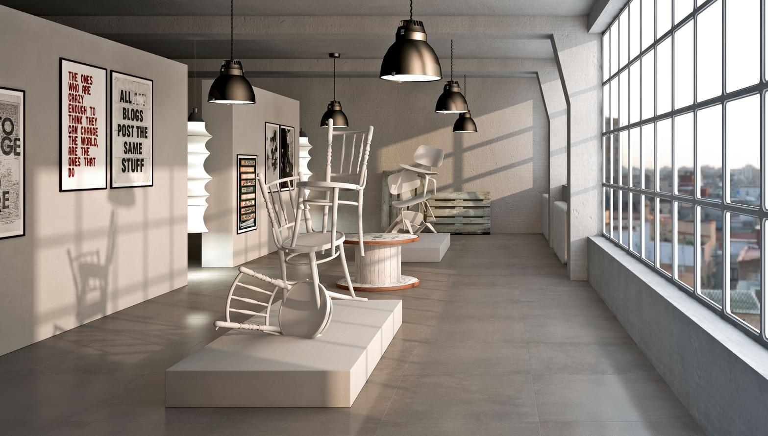 керамогранит фабрики Flaviker коллекция Urban Concrete