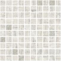 Плитка Floor Gres Airtech Miami White Naturale Mosaico 3x3 30x30 см, поверхность матовая
