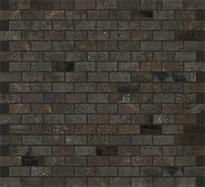 Плитка Floor Gres Flowtech Aged Bronze Naturale 6 Mm 1.5x3 Mosaico 30x30 см, поверхность матовая