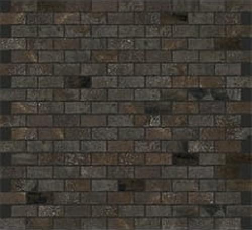 Floor Gres Flowtech Aged Bronze Naturale 6 mm 1.5x3 Mosaico 30x30