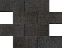 Плитка Floor Gres Flowtech Burnished Naturale 6 Mm 7.5x15 Muretto 30x30 см, поверхность матовая