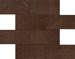 Floor Gres Flowtech Russet Naturale 6 Mm 7.5x15 Muretto 30x30